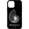 Delta12Designs Custodia per iPhone 12 mini Fibonacci, nato 1170 - Nautilus Spiral Shell X-Ray