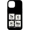 LUMOMIX Custodia per iPhone 15 Cover Techno Rave Party DJ EDM Festival