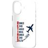 Departure Chapter Aviation Retirement Custodia per iPhone 17 Ritirato 2028 Alfabeto fonetico Pilota di aeroplano Pensionamento