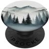 Landscape Grips Mountains Winter Landscape Nature PopSockets PopGrip Adesivo