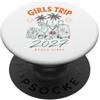 Girls Trip Beach Vibes Vacay Mode 2027 Spiaggia Vibes Ragazze Viaggio Modalità Vacay PopSockets PopGrip Adesivo