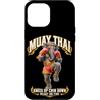 Cord And Clinch Co. Custodia per iPhone 12 Pro Max Muay Thai Elefante Ginocchio Su Chin Down Art