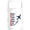 Departure Chapter Aviation Retirement Custodia per iPhone 17 Pro Max Ritirato 2028 Alfabeto fonetico Pilota di aeroplano Pensionamento