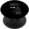 Fighter Jet Tees and Gifts Apparel F-15 Eagle Jet Military Stealth Fighter Aircraft Cool PopSockets PopGrip Adesivo