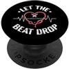 Nurse Hospital profession job care Medic Infermiera Lasciate il ritmo cadere PopSockets PopGrip Adesivo