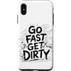 Fango Trail Fuoristrada Pilota Appassion Custodia per iPhone XS Max Vai Forte e Sporcati Pilota Motocross Dirt Bike