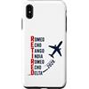 Departure Chapter Aviation Retirement Custodia per iPhone XS Max Ritirato 2028 Alfabeto fonetico Pilota di aeroplano Pensionamento