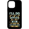 Clever Equation Math Humor Custodia per iPhone 13 Pro Max Ecco dove ho disegnato la linea Colorato Math Algebra Pun