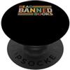 Cool Publication - Read - Old Stuff Read Banned Books Retro Stripes Librarian Reader PopSockets PopGrip Adesivo