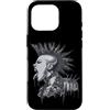 Politics and British Punk Gifts Custodia per iPhone 16 Pro Maglietta punk britannica Regali Mohawk Gioventù, Cultura