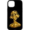 Gilded Goof Funny Animal and Cartoon Des Custodia per iPhone 15 Plus Neegy Meme Divertente Internet Brainrot Umorismo Gen Z Alpha