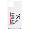 Departure Chapter Aviation Retirement Custodia per iPhone 13 Ritirato 2028 Alfabeto fonetico Pilota di aeroplano Pensionamento