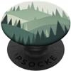 Minimal Grips Green Forest Mountains Minimal Abstract PopSockets PopGrip Adesivo