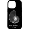 Delta12Designs Custodia per iPhone 15 Pro Max Fibonacci, nato 1170 - Nautilus Spiral Shell X-Ray