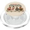 Christmas Season Merry Chickmas Funny Chicken Christmas - Fattoria natalizia PopSockets PopGrip per MagSafe