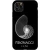Delta12Designs Custodia per iPhone 11 Pro Max Fibonacci, nato 1170 - Nautilus Spiral Shell X-Ray