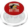 Around the Way Girls: Born & Raised in B 443 Baltimora Maryland Queen Afro Puff PopSockets PopGrip per MagSafe