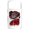 Grandio Design Halloween Horror Custodia per iPhone 17 Pro Gamer Robot Metallo Anatomico Cuore Halloween Costume