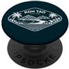 Sud-Est Asiatico: Thailand Koh Tao Thailandia Palme Snorkeling Spiaggia Immersioni PopSockets PopGrip Adesivo
