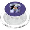 Around the Way Girls: Born & Raised in B 443 Baltimora, Regina Afro Puff regnante del Maryland PopSockets PopGrip per MagSafe