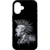 Politics and British Punk Gifts Custodia per iPhone 16 Maglietta punk britannica Regali Mohawk Gioventù, Cultura