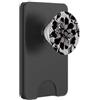 Black Flower Cute Aesthetic Lace Grip Ho Black Flower Cute Aesthetic Lace Pattern PopSockets PopWallet per MagSafe