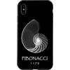 Delta12Designs Custodia per iPhone XS Max Fibonacci, nato 1170 - Nautilus Spiral Shell X-Ray