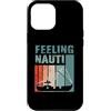 Sentirsi Nauti Custodia per iPhone 12 Pro Max Feeling Nauti Pescatore Pesca d'altura Pesca in mare Barca