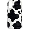Y2K Wild Animal Patterns Custodia per iPhone 17 Nero E Bianco Mucca Modello Retro Vintage Estetica