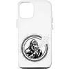 Cryptid Sasquatch Bigfoot Apparel Custodia per iPhone 12/12 Pro Bigfoot che soffia tarassaco Sasquatch Natura Amante Cryptid