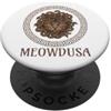 Funny Archaeologist History Teacher Cat Meowdusa Divertente Medusa Gatto Storia Greca Storico dell'Arte Cool PopSockets PopGrip Adesivo
