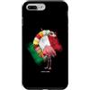 ANIMALICIOUS Animals meme WORLD NATIONS Custodia per iPhone 7 Plus/8 Plus Divertente FENICOTTERO e GELATO dall'Italia