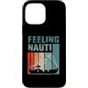 Sentirsi Nauti Custodia per iPhone 13 Pro Max Feeling Nauti Pescatore Pesca d'altura Pesca in mare Barca