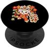 Happy 2027 Chinese Zodiac Lunar New Year Zodiaco Lunare Capodanno Cinese 2027 Anno Delle Pecore Capre PopSockets PopGrip Adesivo