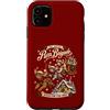 The Arctic Purr Brigade - Operation Fish Custodia per iPhone 11 Devon Rex Xmas carino slitta volante gatto amante famiglia retrò