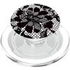 Black Flower Cute Aesthetic Lace Grip Ho Black Flower Cute Aesthetic Lace Pattern PopSockets PopGrip per MagSafe