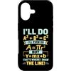 Clever Equation Math Humor Custodia per iPhone 17 Ecco dove ho disegnato la linea Colorato Math Algebra Pun