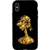 Gilded Goof Funny Animal and Cartoon Des Custodia per iPhone X/XS Neegy Meme Divertente Internet Brainrot Umorismo Gen Z Alpha