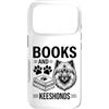 Funny Keeshond And Book Designs Custodia per iPhone 17 Pro Libri E Keeshonds Divertente Keeshond