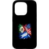 Usa Mexico Honduras Design Custodia per iPhone 15 Pro Bandiere Usa Messico Honduras