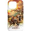 進撃の巨人 Custodia per iPhone 16 Pro AOT Eren Mikasa Armin Action Scene Anime Series