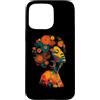 We Love Vinyl - Retro Music Apparel & Gi Custodia per iPhone 15 Pro Max Disco in vinile retrò Afro Black Woman Funk Soul Music Vintage