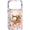 Treadle Sewing Tailors Craft and Flowers Custodia per iPhone 17 Pro Macchina da cucire vintage per donne e ragazze