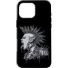 Politics and British Punk Gifts Custodia per iPhone 16 Pro Max Maglietta punk britannica Regali Mohawk Gioventù, Cultura