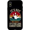 Funny Bowling & Bowler Gifts Co. Custodia per iPhone X/XS Citazione divertente bowling bowling It´s Not My Fault