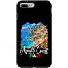 Coast Italy Travel Custodia per iPhone 7 Plus/8 Plus Costiera Amalfitana Italia Vacanze Italiane Viaggi