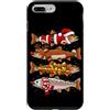 Collezione Abbigliamento Pesci Colorati Custodia per iPhone 7 Plus/8 Plus Divertente Abbigliamento Festivo per Amanti dei Pesci