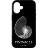 Delta12Designs Custodia per iPhone 16 Fibonacci, nato 1170 - Nautilus Spiral Shell X-Ray
