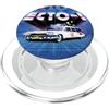 Ghostbusters Ecto 1 1984 80s Movie Car Synthwave Griglia Cromata PopSockets PopGrip per MagSafe