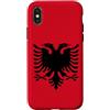 Albanian Home Albania Gifts for proud Al Custodia per iPhone X/XS Albania Flag Colors Albanian Gift for Albanians